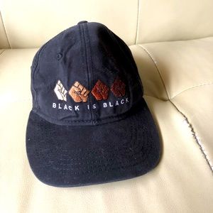 Vintage black is black strap back